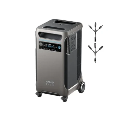Abbildung von Anker SOLIX F3800 Tragbare Powerstation, 3840Wh, LiFePO4 Akku, Extrem starke 6000W Leistung, Großer Solargenerator für Zuhause, Camper und Wohnmobil, Outdoor Camping, Nofälle