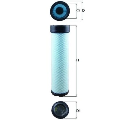 Abbildung von MAHLE ORIGINAL LXS 284 Sekundärluftfilter