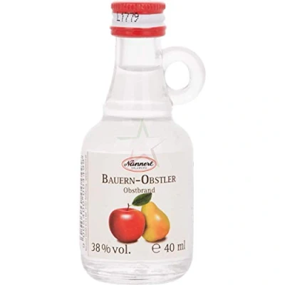 Abbildung von Nannerl Henkel Fläschchen Obstler (1 x 0.04 l)