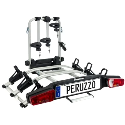 Abbildung von Peruzzo Zephyr 3 Bike 713/3E: Universal Anhängerkupplungsträger für den sicheren Transport von Fahrrädern
