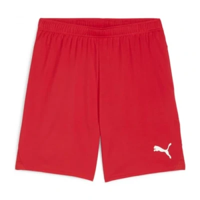 Abbildung von Puma Teamgoal kurze Sporthose für Kinder, Größe: 116, Rotweiss