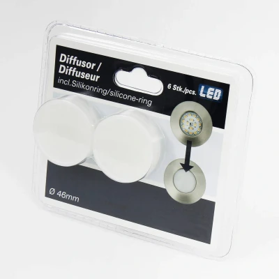 Abbildung von Briloner Leuchten LED Einbauleuchten Diffusor Einsatz, 6 Stück 7223 060