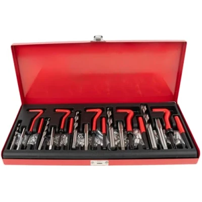 Abbildung von Merautop SJ 131 tlg Gewindereparatursatz, Helicoil Gewindereparatur Ersatz für M5 M6 M8 M10 M12