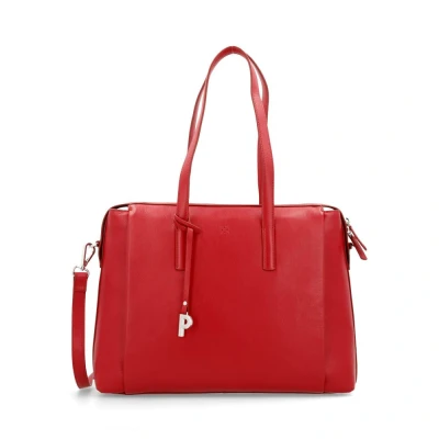 Abbildung von Picard Shopper Bali für Damen aus Rindsleder in der Farbe RED, Maße: 28x37x13 cm, 120015J326