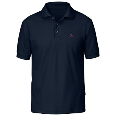 Abbildung von Fjällräven Herren Crowley Pique Kurzarm polohemd, Blueblack, XS