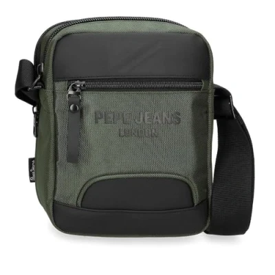 Abbildung von Pepe Jeans Bromley Umhängetasche Grün 17x22x7,5 cm Polyester, grün, Talla única,