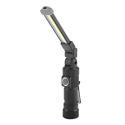 Abbildung von LED Arbeitsleuchte Taschenlampe, Portable Wiederaufladbare Workshop Lampe COB Inspektionsleuchten Akku Werkstattlampe USB 6W + 1W für Auto Reparatur, Werkstatt, Garage, Camping, Notbeleuchtung