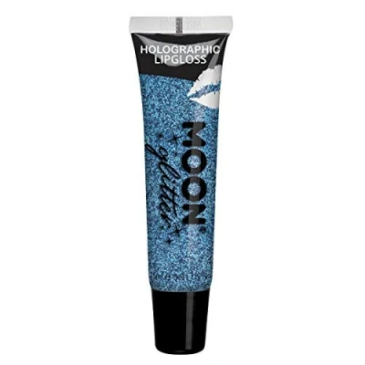 Abbildung von Moon Glitter Holografisches Glitzer Lipgloss 15ml Blau