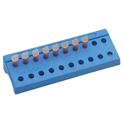 Abbildung von neoLabLine Polypropylen Reaktionsgefäßständer für 2 x 10 1.5/2.0 ml Gefäße, Blau