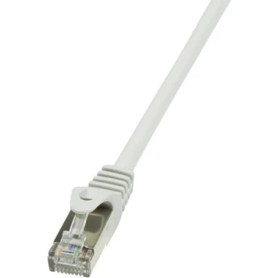 Abbildung von LogiLink CP1082S RJ45 Netzwerkkabel, Patchkabel CAT 5e F/UTP 7.50m Grau, 3 Stück