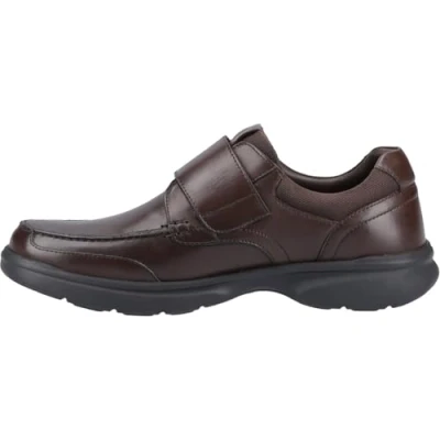 Abbildung von Hush Puppies Hector Leder Herren Braune Mokassins Schuhe