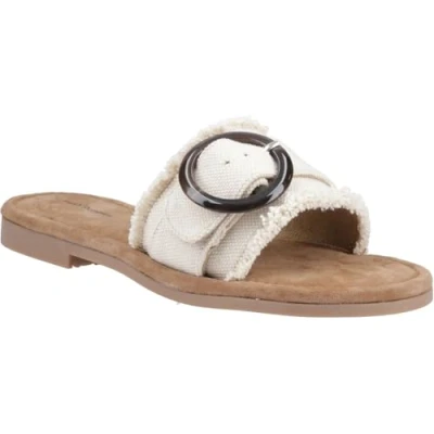 Abbildung von Hush Puppies Hayley Textil Damen Creme Sandalen