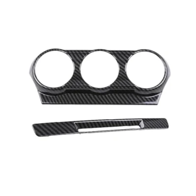 Abbildung von Verkleidung der Konsolenverkleidung Für Mazda CX 3 CX3 2017 2018 Carbon Fiber Innen Klimaanlage Panel Abdeckung Mittelkonsole Flüssigkristallbildschirm Trim Console Dekorabdeckung