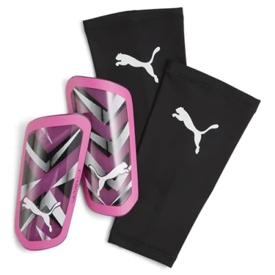 Abbildung von Puma Ultra FLEX Sleeve Unisex Schienbeinschoner, Größe: Large, Poison pink/white/black