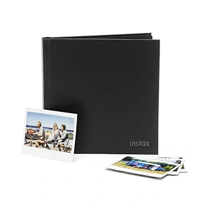 Abbildung von instax Wide Fotoalbum zum Einkleben, Schwarz