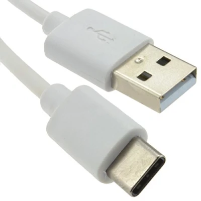 Abbildung von USB 2,0 Stecker A Männlich Zum C Daten Transfer oder Ladekabel Kabel 1 m Weiß [1 Meter/1m]