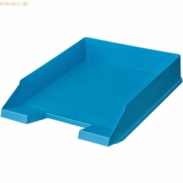 Abbildung von Herlitz Ablagekorb A4 C4 Classic Recycling Blauer Engel intensiv blau