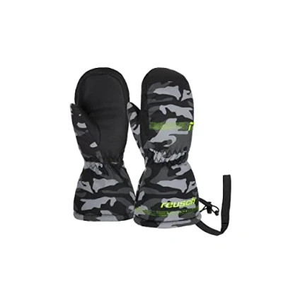 Abbildung von Reusch MAXI RTEX XT Fäustling Black grey camou für Kinder, Größe: 4,