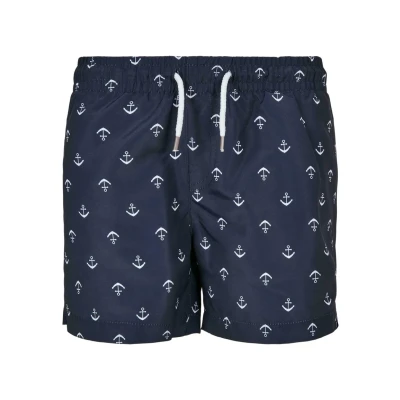 Abbildung von Urban Classics Kinder Badeshorts für Kinder, Größe: 158/164, Anchor navy