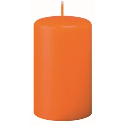 Abbildung von Stumpenkerzen Orange 12 x 8 cm, Stück