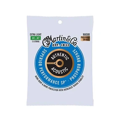 Abbildung von MARTIN Cordes Authentic, 12 Kordeln, extra leicht, 92/8