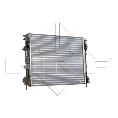 Abbildung von NRF 58148 Kühler, Motorkühlung Aluminium 480 415 23 Kühlrippen mechanisch gefügt RENAULT: CLIO 2, Kangoo I, I Rapid, DACIA: Logan MCV