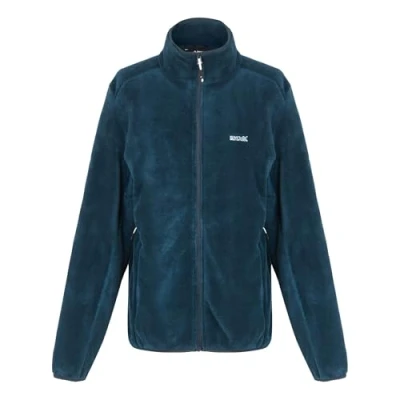 Abbildung von Regatta Herren Mens Lakara Full Zip Fluffy Jacket Fleece mit durchgehendem Reißverschluss, blau, S