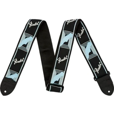 Abbildung von Fender 990681502 Monogramm Strap schwarz/grau/blau, XL
