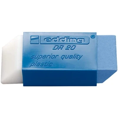 Abbildung von edding Radiergummi transparent oder blau