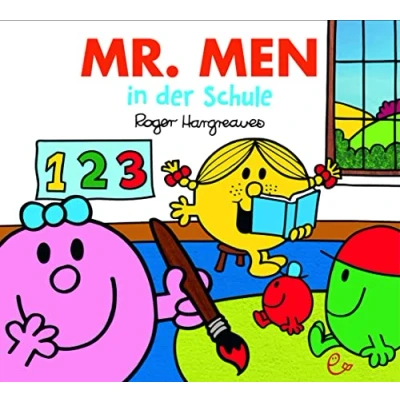 Abbildung von Mr. Men in der Schule (Mr. und Little Miss)