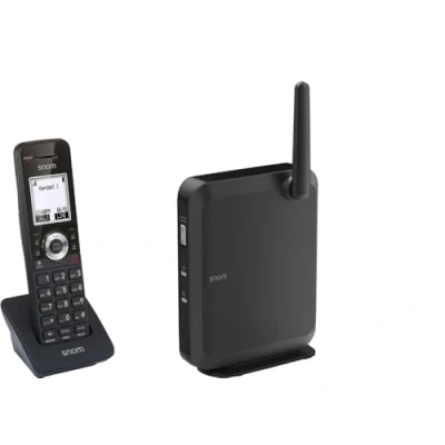Abbildung von Snom M110 Schnurlos IP Dect Telefon SIP Set Fritzbox Kompatibles Telefon, Bis Zu 10 Handsets, Kompatibel, Mit Anrufbeantworter, Fritz Fon C6