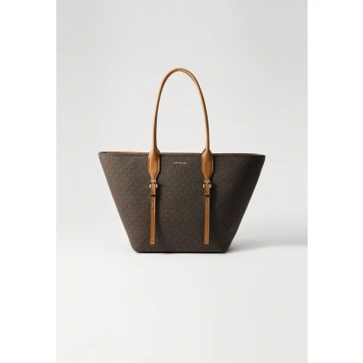 Abbildung von Michael Kors Moorelg Buckle Handtasche, Damen, Größe: One Size, Brown