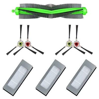 Abbildung von MIRTUX Set von Ersatzteilen kompatibel mit Roomba Combo Ersatzteile für Serie R1138, R111840 Zentralkörper, Filter, Seitenbürsten Zubehör