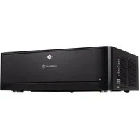 Abbildung von SilverStone SST GD06B Grandia HTPC Micro ATX Desktop Gehäuse mit hochleistungsfähigem und geräuscharmen Kühlsystem, schwarz