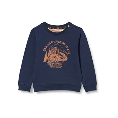 Abbildung von Noppies Baby Jungen B Sweater LS Rishiri Pullover, Black Iris P554, 50