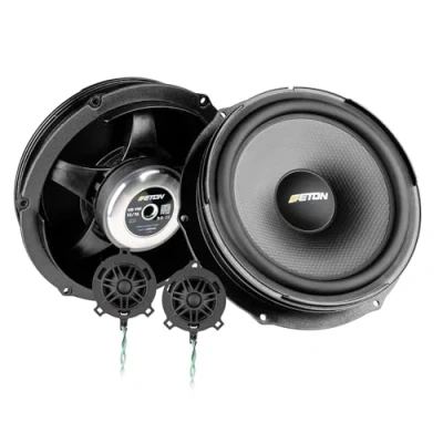 Abbildung von ETON UG VW T6 F2.2 Plug &amp; Play 2 Wege 20 cm / 8“ Komponenten System, kompatibel mit Transportern, Reisemobilen, Einbau Front Lautsprecher für Türen/Armaturenbrett, 120 W