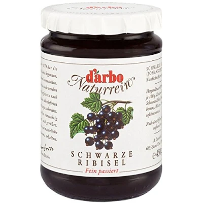 Abbildung von Darbo Schwarze Ribisel Konfitüre fein passiert 6er Pack (6 x 450g)