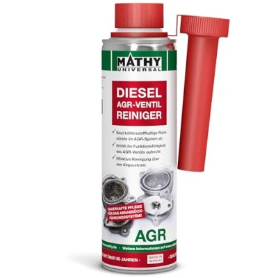 Abbildung von MATHY AGR Reiniger Diesel (300 ml) hochwirksamer Systemreiniger für Dieselmotoren mit Ventil Additiv