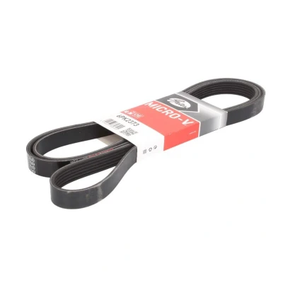 Abbildung von GATES Micro V 6PK2373 Keilrippenriemen 2373 6 Polyester, EPDM (Ethylen Propylen Dien Kautschuk) VOLKSWAGEN: Passat B5 GP Limousine