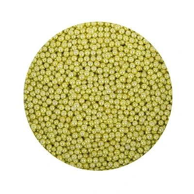 Abbildung von BrandNewCake® Zuckerperlen Metallic Gold Ø 4mm 750g Streusel Essbare Kuchendekoration