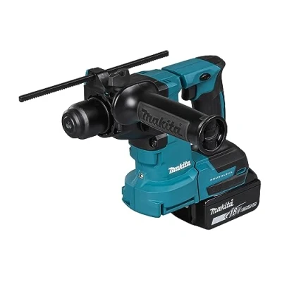 Abbildung von Makita DHR183RTWJ Akku Kombihammer 18 V 5.0 Ah Li Ion 500 W inkl. 2. Akku, Ladegerät, Koffer (DHR183RTWJ)