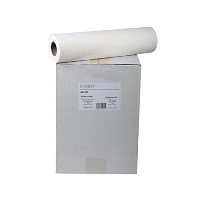 Abbildung von Funny Abdeckrollen aus Zellstoff mit PE Beschichtung 1 lagig, hochweiss, 40 cm, 1er Pack (1 x 12 Stück)