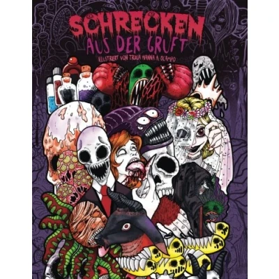 Abbildung von Malbuch für Erwachsene: Schrecken aus der Gruft: Ein fantastisch illustriertes Horror (Alptraum, Halloween, Grauen)