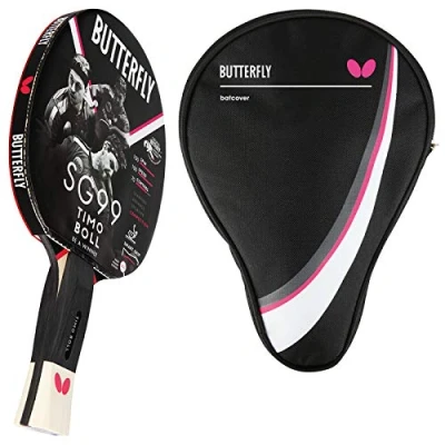 Abbildung von Butterfly 1x Timo Boll SG99 Tischtennisschläger + Tischtennishülle Drive Case