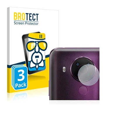 Abbildung von BROTECT Schutzglas für Nokia 5.4 (NUR Kameraschutz) (3 Stück) Schutzfolie Panzer Folie Glas [Extrem Kratzfest 9H, Anti Fingerprint,