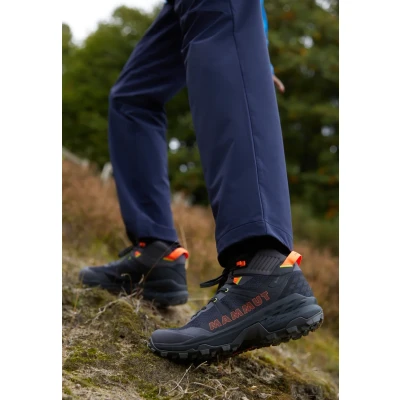 Abbildung von Mammut Sertig MID GTX Hikingschuh, Herren, Größe: 46 2/3, Dark titanium vibrant orange Schuhe
