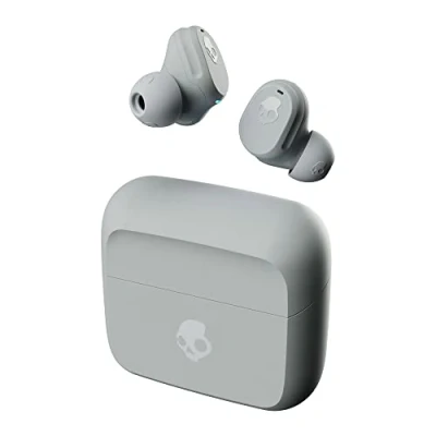 Abbildung von Skullcandy Mod Kabelloser In Ear Kopfhörer, 34 Std. Akkulaufzeit, Mikro, Kompatibel mit iPhone, Android und Bluetooth Geräten Grau/Blau