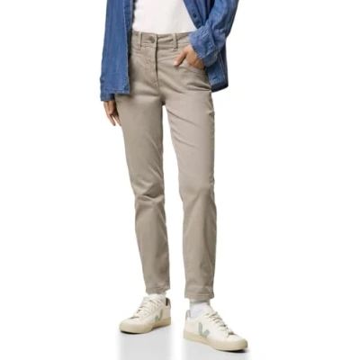 Abbildung von Cecil Slim FIT Jeans Fit, Damen, Größe: 26x28, Beige