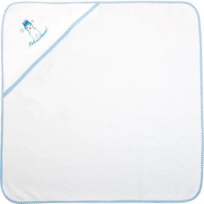 Abbildung von ADELHEID Kapuzenhandtuch &quot;Schneehase Kapuzenhandtuch&quot;, (1 St.), mit Paspel und Stickerei