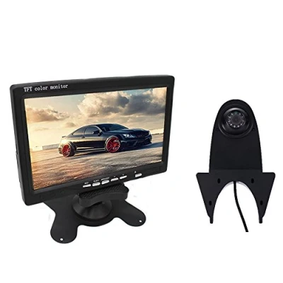 Abbildung von Rückfahrkamera Auto Rückansicht mit Nachtsicht Wasserdicht Rückfahrsystem + 7&quot; LCD Monitor Replacement for VW Crafter T5 MB Sprinter Viano Vito Transit Ducato